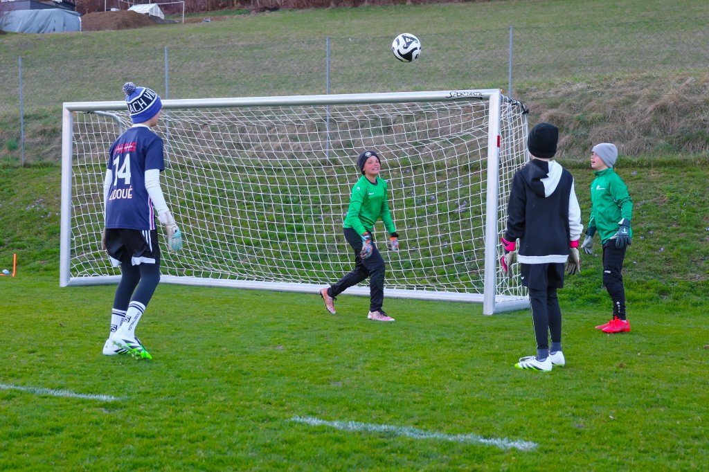 Torhüter des Knaller-Keeper-Clubs Süd beim Training in Feldkirchen